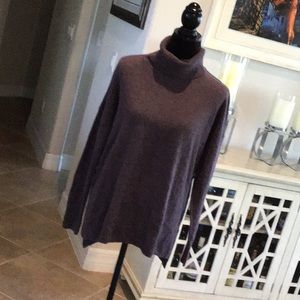Max Studio 100% cashmere sweater, brownish plum color, size medium